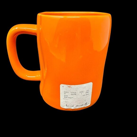 Rae Dunn BOO Mug Orange Artisan Collection by Magenta Halloween Coffee Cup - Picture 5 of 7